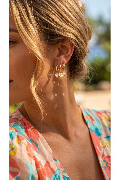 İNN JEWELLERY Xuping Earrings Tarnish Resistant Anti-Allergic Vintage Figured...