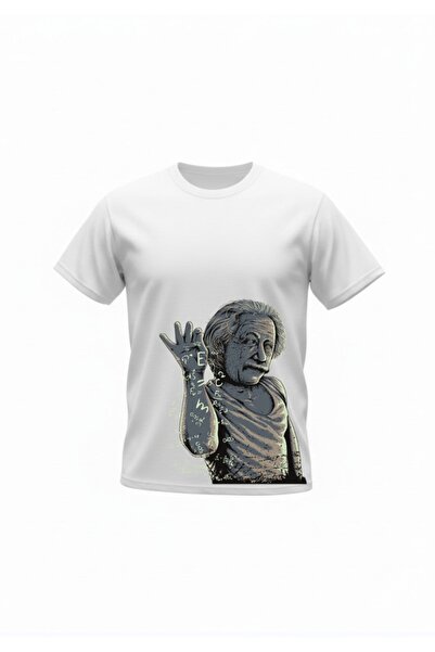 URBANTRENDSTORE Unisex Albert Einstein Oversize Fit Άνετο φαρδύ μπλουζάκι casual