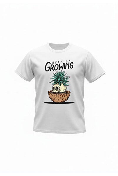 URBANTRENDSTORE Unisex Keep On Growing Oversize Fit Άνετο Φαρδύ T-shirt Καθημ...