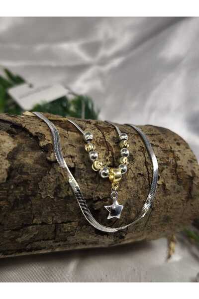 QERMA Starry Steel Necklace with Italian Chain
