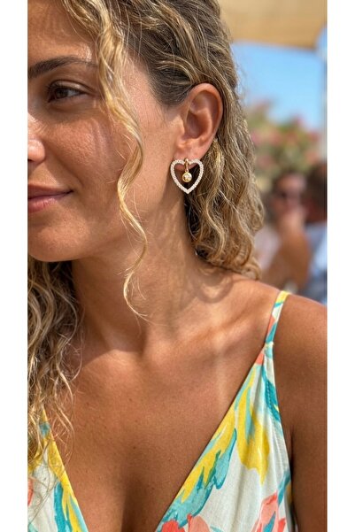 İNN JEWELLERY أقراط شوبينغ مقاومة للصدأ ومضادة للحساسية بتصميم كلاسيكي (ضمان ...