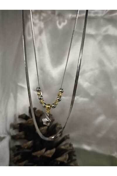 QERMA Italian Chain Starry Steel Necklace Holiday Jewelry Summer Jewelry