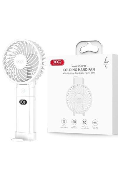 Xo (MF84) Φορητός/Επιτραπέζιος Ανεμιστήρας, Αναδιπλούμενη Βάση, 3 Ταχύτητες, ...