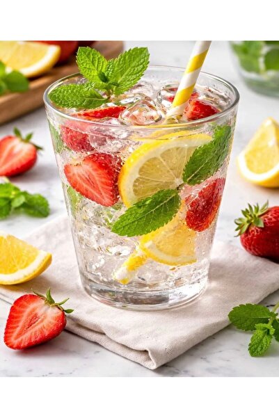 ARD 20 adet Kristal Mika Su Bardağı (350 ml) (Şık Sofra Konsepti)