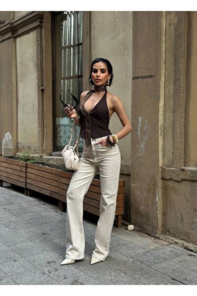 Aida Fashion Palazzo jean likralı premium
