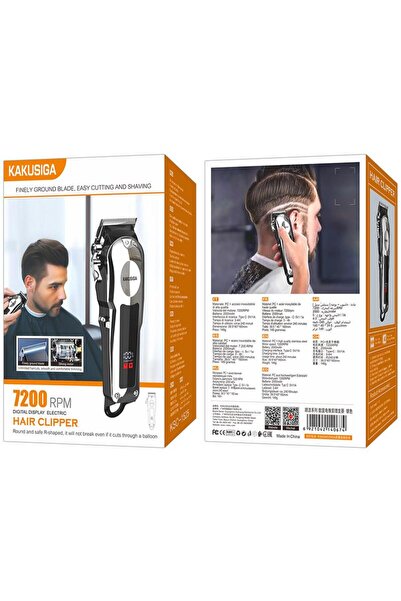 AUDIOX Kaku (KSC-1525) - Τρίμερ μαλλιών/γενειάδας, Οθόνη LED, 7200 σ.α.λ., Μα...