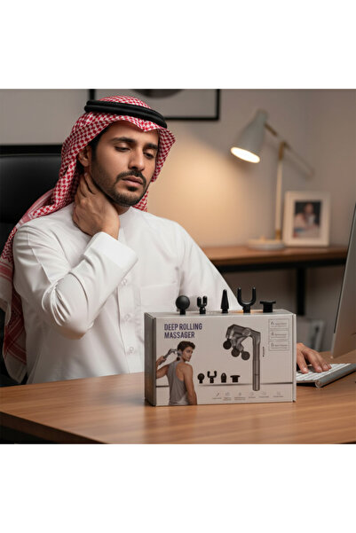 Denx Professional جهاز المساج الذكي لتخفيف الألم واسترخاء عضلات الأبهر والكتف