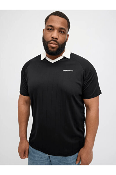 Jack & Jones ΜΑΥΡΟ JCORETREAT ΑΝΔΡΙΚΟ ΜΠΛΟΥΖΑΚΙ ΜΕΓΑΛΟΥ ΜΕΓΕΘΟΥΣ 12277948