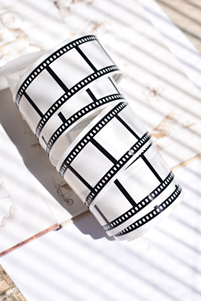 GÖKÇETasarım Şeffaf Film Şeridi Washi Bant (5 cm x 2 m) / Washi Tape, Scrapbo...