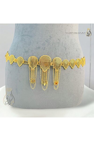 Generic Replacement Belt Gold with Dangling Drops, Gold Drops with Dangling C...
