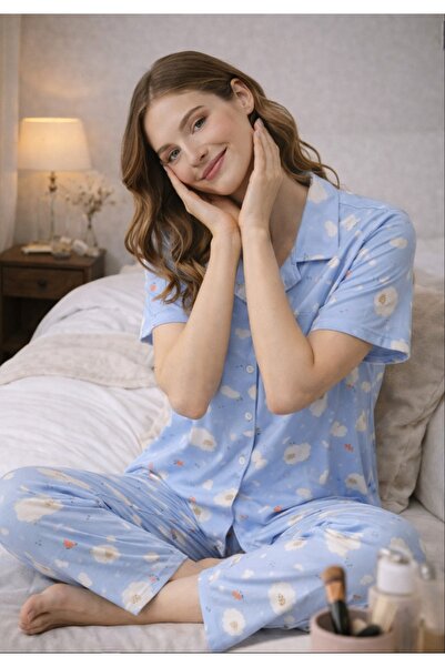 Hepyek Σετ πιτζάμες με κοντομάνικο σχέδιο