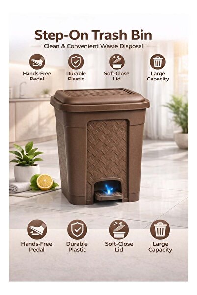ALMUFARREJ 20L Elegant Waste Bin – Versatile & Stylish Design for Bedroom, Ba...