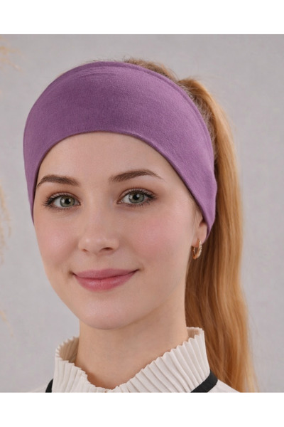Alivascarf Non-Slip Silicone Bandana Bonnet Purple - Women's Hijab Seamless N...