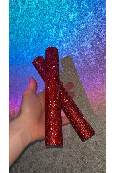 AKXER BMW F30 BAR DEMİRİ BORUSU ELMAS KAPLAMA (KIRMIZI)24CM