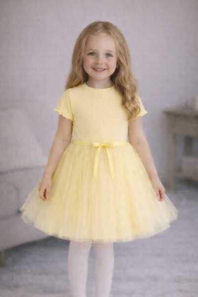 Şirin Şeyler Butiği Vera Κοντομάνικο Κοριτσίστικο Φόρεμα Πριγκίπισσας Αφράτο ...