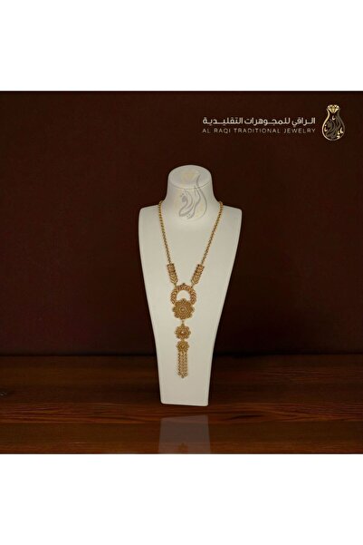 Generic قلادة ذهب تقليدية مزخرفة بتصميم متدرج فاخر