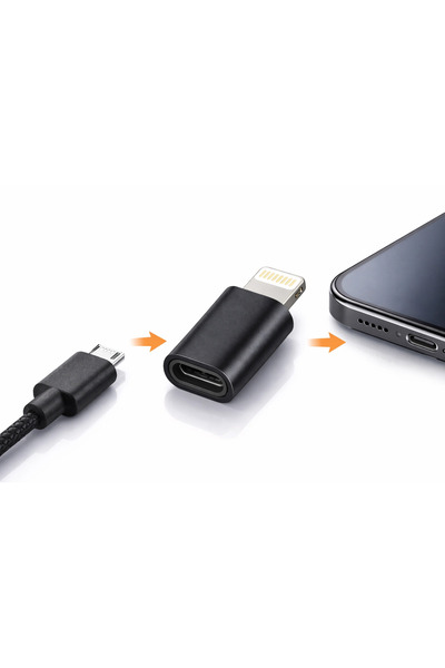 Genel Markalar İphone 12 Pro Uyumlu Android Micro Usb Şarj Kablosunu İphone L...