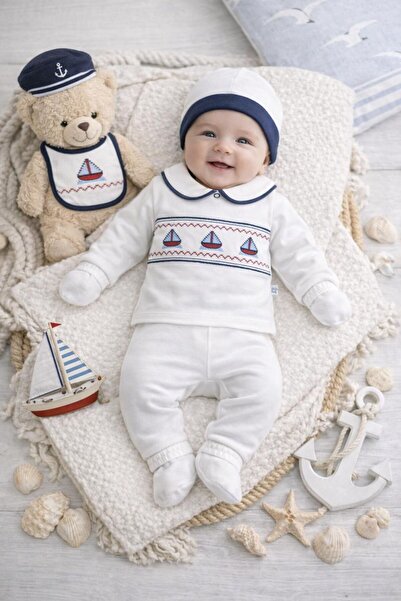 Nonna Baby Sailor Dream 5'li hastane çıkış seti (0-3 ay)