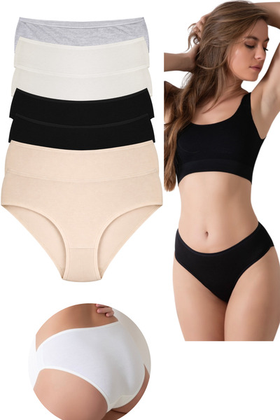 Sinem Yıldız Çamaşırları %100 PAMUK KADIN BİKİNİ KÜLOT 7'Lİ PAKET