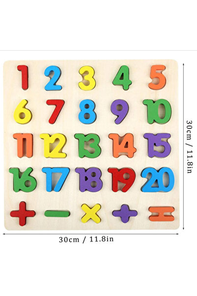 Antok Art AntokArt Puzzle Lemn 25 Piese – Numere ce dansează în culori!