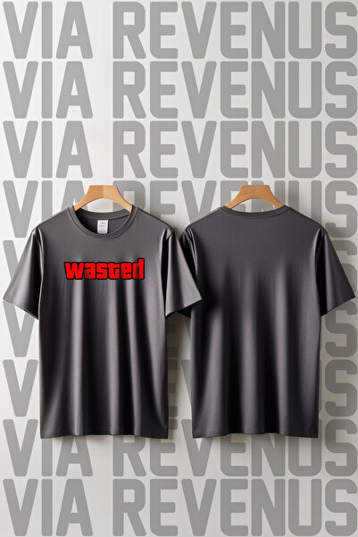 Vordevia Wasted Printed Loose Fit 100% Cotton Unisex Tshirt