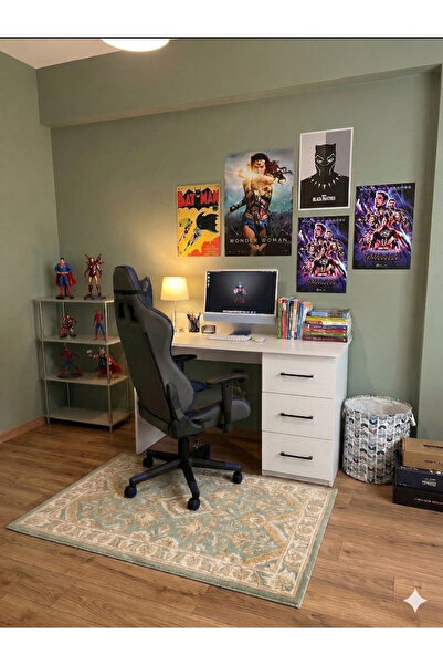 artı dizayn mobilya 55x120 Cm 3 ÇEKMECELİ ÇALIŞMA MASASI, BİLGİSAYAR MASASI A...