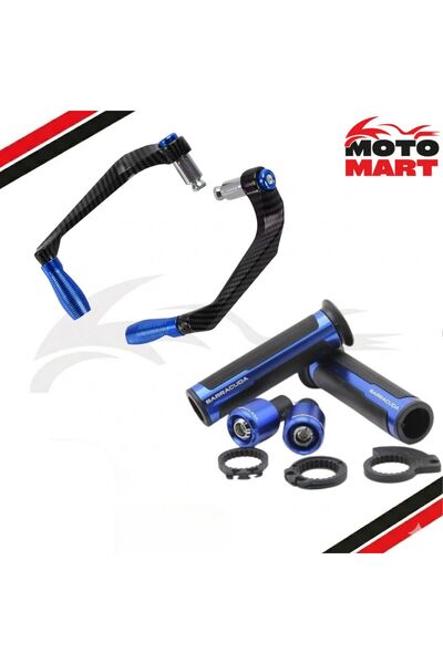 motomart+ Rks Spontini 110 Elcik Ve Manet Koruma Set-Mavi-Ma11694