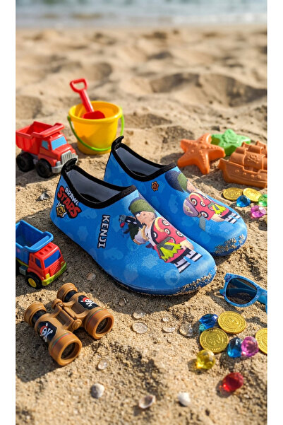 Sea&Blue Brawl Stars Kenji Παιδικά Παπούτσια Θαλάσσης με Αντιολισθητική Σόλα ...