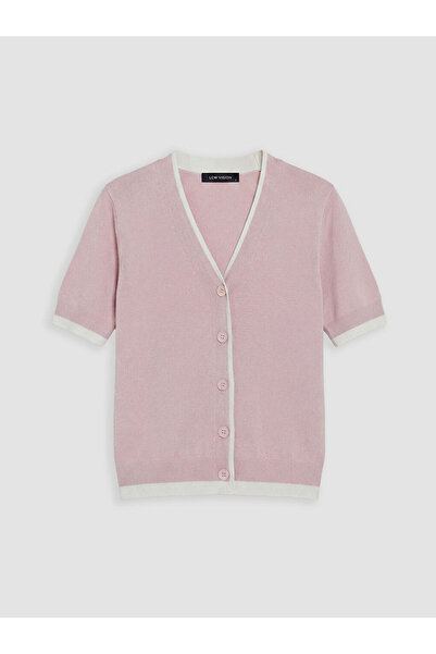 LC Waikiki Rmz Gi̇yi̇m Farkiyla V Dikim Women's Knitwear Cardigan