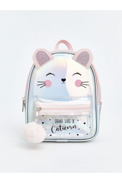 LC Waikiki Nevavm Girl's Backpack with Animal Figures