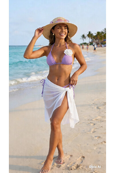 BF Bikini Fashion Μορσίνα σετ μπικίνι και παρεό