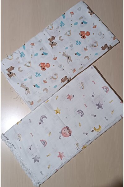 Alpıno Newborn, Muslin Blanket & Blanket (100% Cotton Baby Blanket 85 cm X 85...