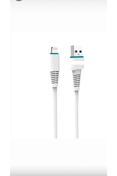 CB464L ESNEK VE GÜÇLENDİRİLMİŞ 3.0A LİGHTNİNG USB ŞARJ VE DATA KABLO