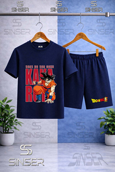 SS SİNSER Παιδικό μπλουζάκι με στάμπα GOKU ARKA YAZILI YUMRUK με λαιμόκοψη πο...