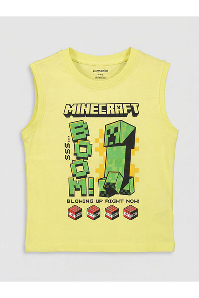 LC Waikiki RMZ ODEĆA SA POSEBNOSTIJU Zero Roba Ovratnik Minecraft Tiskana Maj...