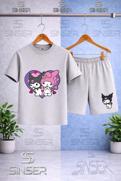 SS SİNSER Παιδικό μπλουζάκι με στάμπα KROMI 2LI IN YOUR HEART με λαιμόκοψη πο...