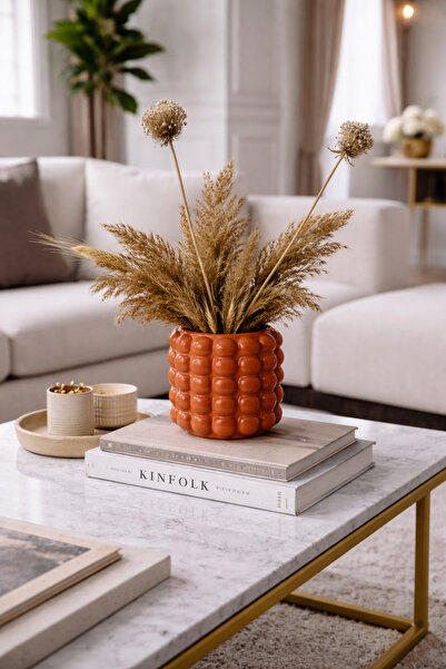 Zigzag Home Διακοσμητικό βάζο με φυσαλίδες σε στυλ Μποέμ, βάζο με 5 φυσαλίδες...