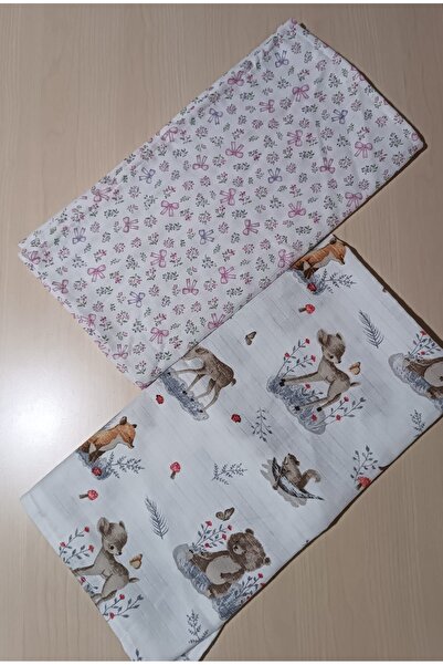 Alpıno Newborn, Muslin Blanket & Blanket (100% Cotton Baby Blanket 85 cm X 85...