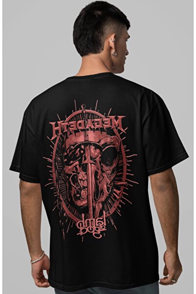 SEVBANO Μπλουζάκι Megadeth Lamb Of God Rock Metal Music Band με στάμπα στην π...