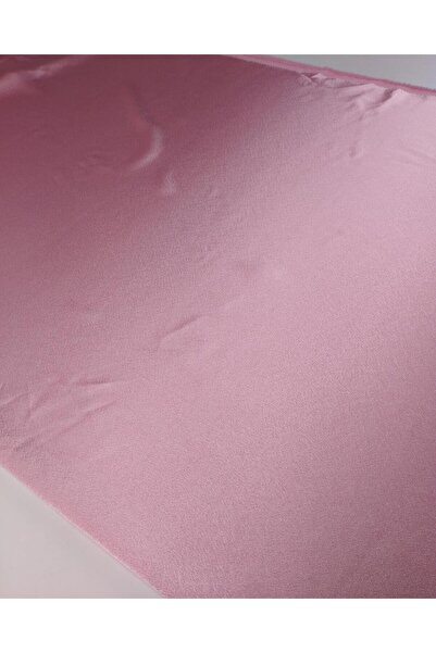 Kumaş Parça Ανοιχτό ροζ σατέν ύφασμα 145x340εκ.