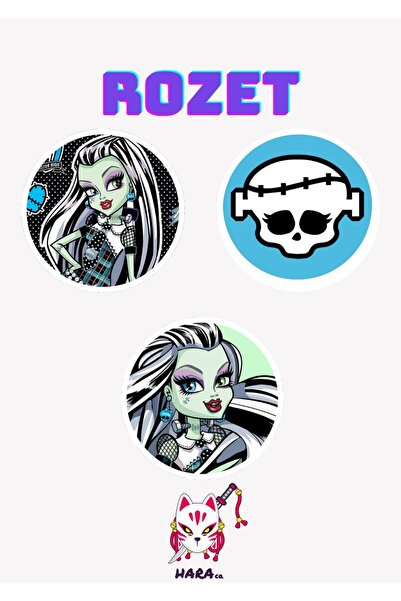 Hara Company Monster High Frankie Stein Rozet Seti 3’lü