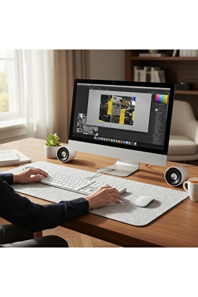 Next Craft Felt Computer Mouse Pad Organizer για το γραφείο Οργανωτής επιφάνε...