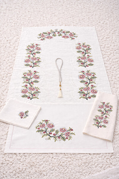 Hig Store Σετ 5 τεμαχίων με κεντημένο χαλάκι γάμου, πακέτο προίκων για νύφη κ...