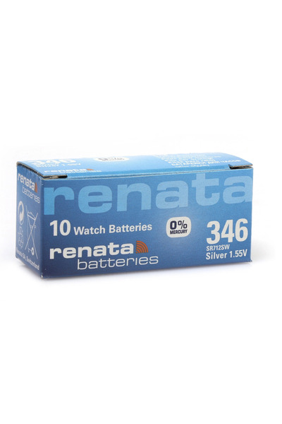 OSKA GLOBAL Renata 346 Sr712Sw 1.55V Alkaline Watch Battery 10 Pieces