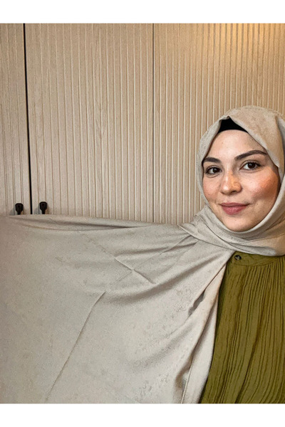 HAREM SCARF Gold Silvia Şal Bej