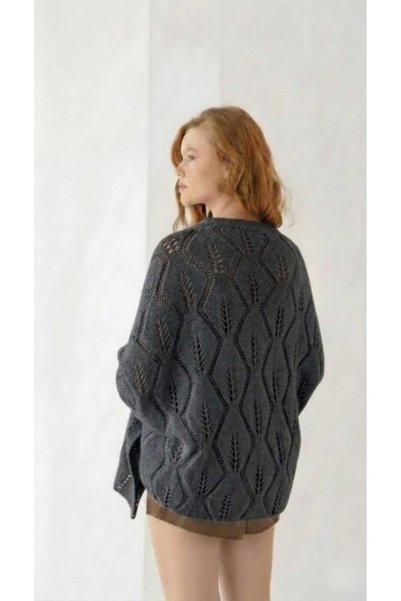 CebeTriko Openwork Shoulder Shawl – Thick - Soft - Knitwear - Comfortable and Stylish Women's Shawl Model - Shoulder Shawl