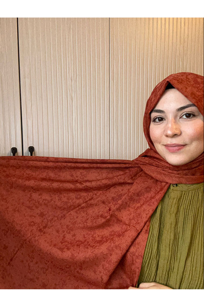 HAREM SCARF Gold Silvia Shawl Tile