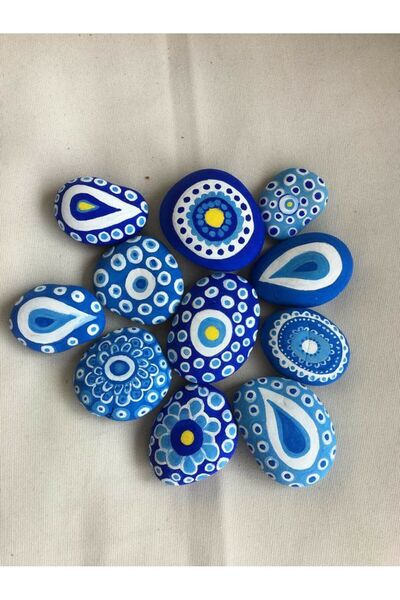 MİRAY FLOWERS HEDİYELİK Boyama Taşları (50 Adet)