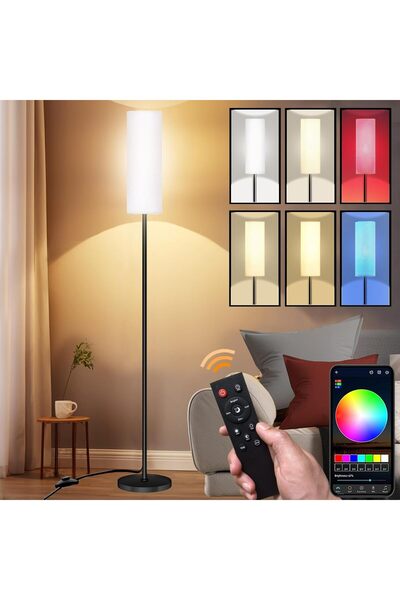 AQUAFALCON Floor Lamp for Living Room Bedroom, Modern LED Floor Lamp with Rem...