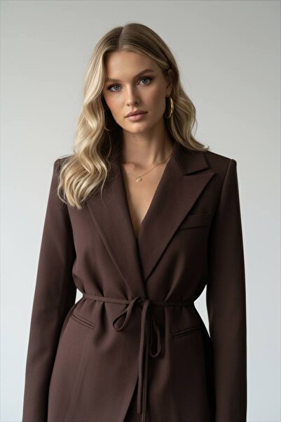 Crystal Life Μπλέιζερ με κορδόνια στη μέση